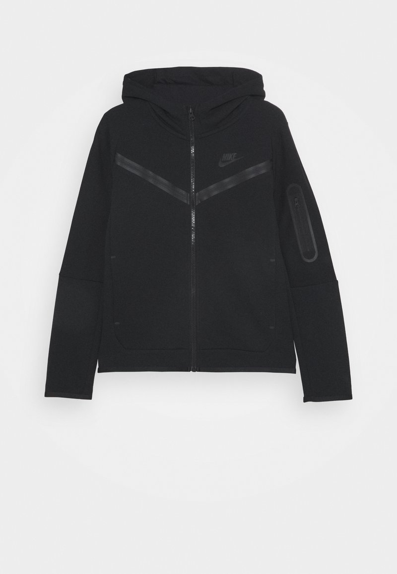 Nike Sportswear B NSW TCH FLC FZ Zipup sweatshirt black Zalando