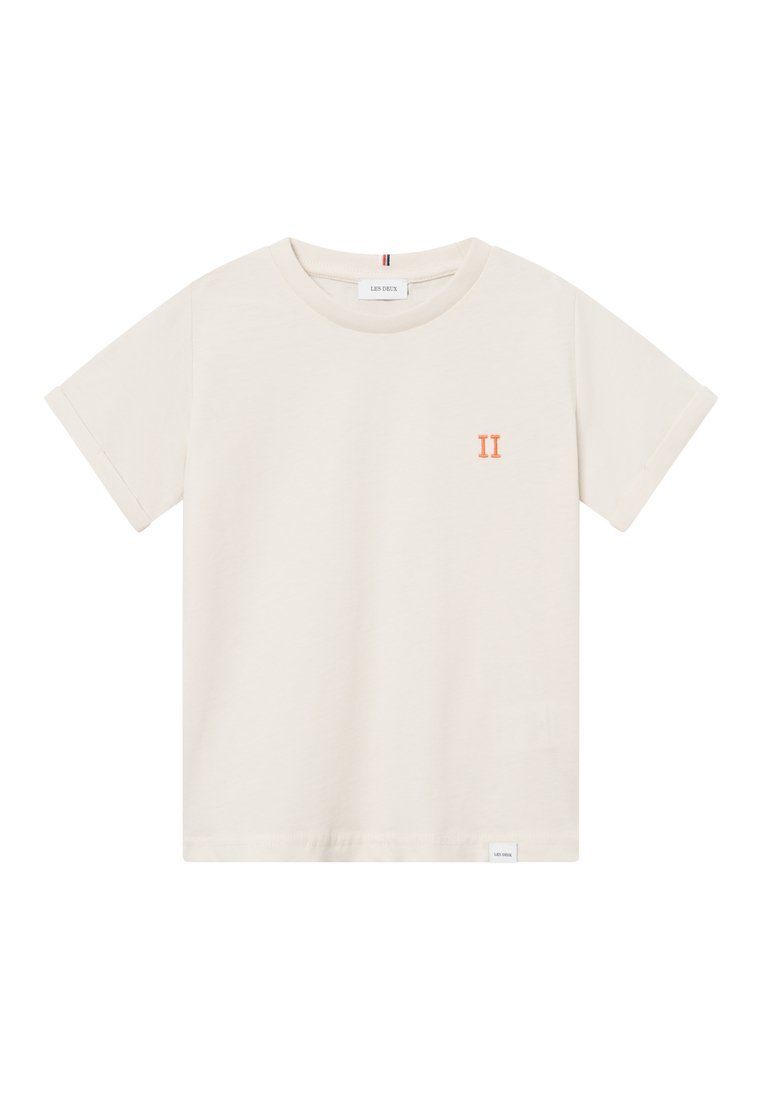Les Deux NØRREGAARD UNISEX - Základné tričko - ivory/orange