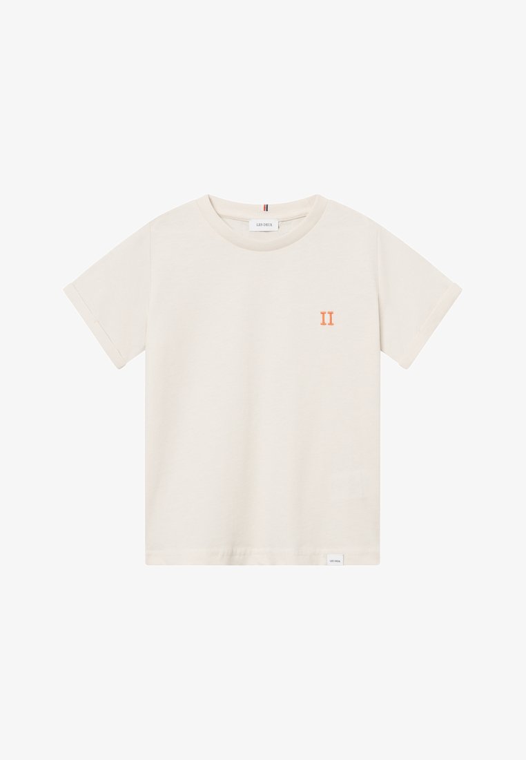 Les Deux NØRREGAARD UNISEX - Základné tričko - ivory/orange