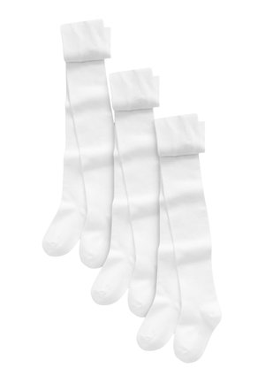 Next 3 PACK SCHOOL TIGHTS - Sokken - white