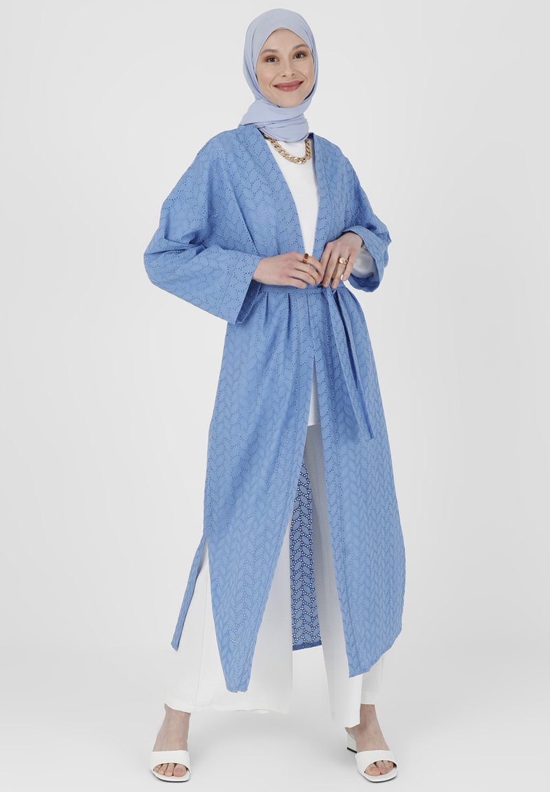 Modanisa V NECK ABAYA REFKA - Robe de jour - blue/bleu - ZALANDO.FR