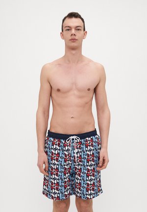 BLOCK SWIM  - Swimming shorts - red/blue