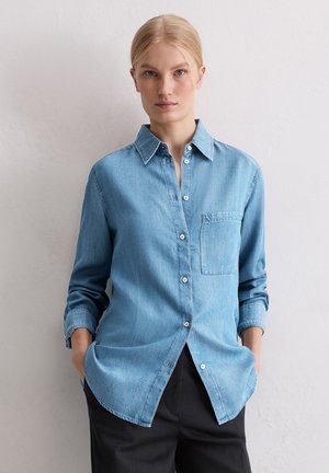REGULAR - Overhemdblouse - mid blue denim wash