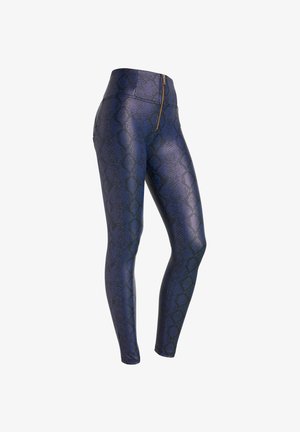 Freddy Leggings - snake allover blue