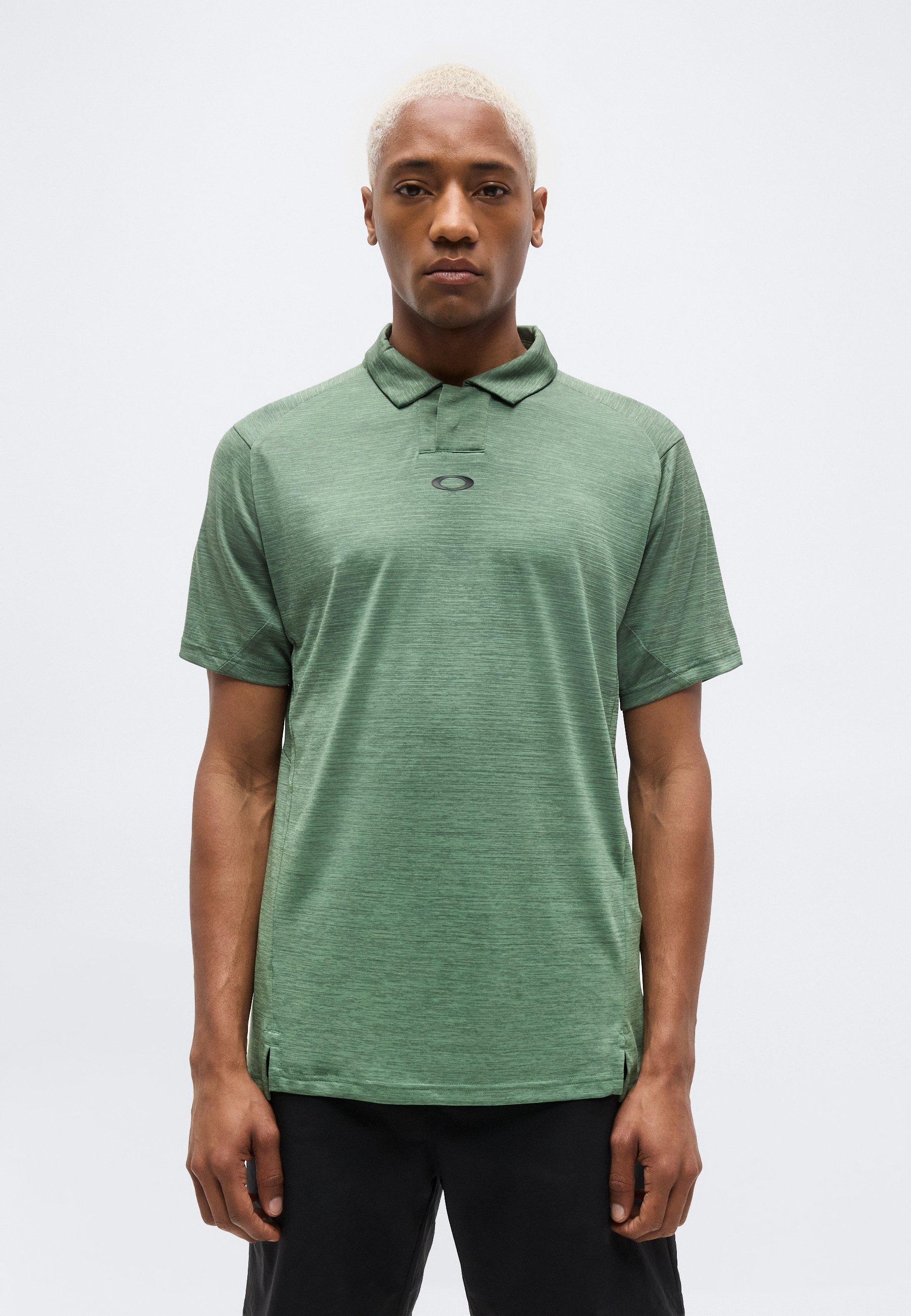 Oakley C1 GRADIENT - Polo shirt - nile green/mottled green