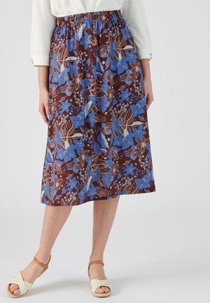 IMPRIMÉ - A-Linien-Rock - marron fleuri