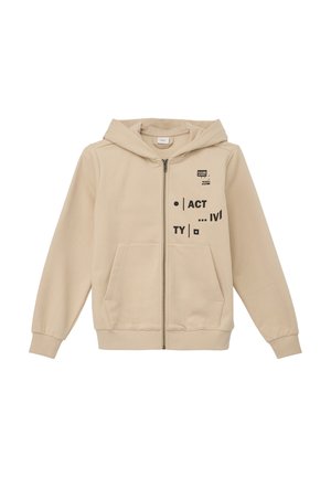 Vetoketjullinen college - beige