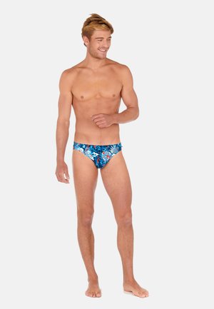 Swimming briefs - blue print