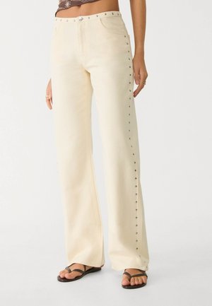 Stradivarius Straight leg jeans - beige