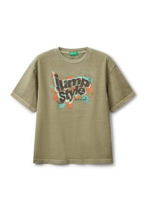 T-shirt con stampa - green
