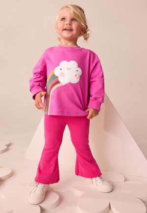 Next REGULAR FIT - LONG SLEEVE - Maglietta a manica lunga - pink rainbow cloud character