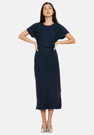 DRAPED MIDI  - Denné šaty - navy basic