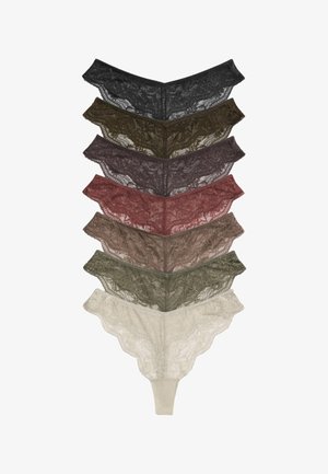 THE SET, 7 PACK - Tangá - black burghundy red khaki green