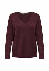 ONLRICA LIFE V NECK - Maglione - zinfandel