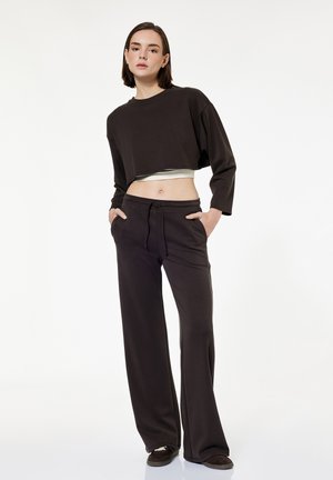 Koton, WIDE LEG - Pantalones deportivos - brown