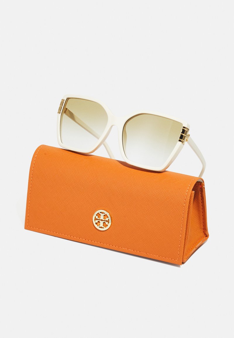Tory Burch White Sunglasses with Orange Case NEW TORY BURCH TY 2085 1736 HAVANA WHITE AUTHENTIC  main image 4