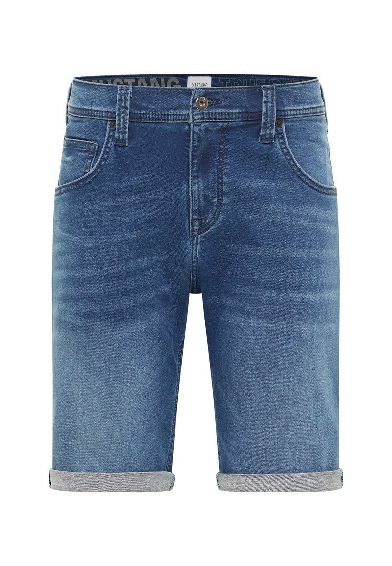 mustang Jeansshort blauw denim/bluedenim