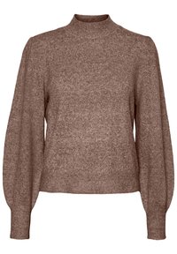 Vero Moda VMDOFFY - Pullover - brown lentil/melange