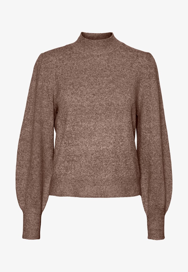 Vero Moda VMDOFFY - Pullover - brown lentil/melange