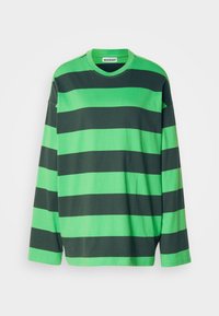 LONG SLEEVED OVERSIZED  - T-shirt à manches longues - green stripe