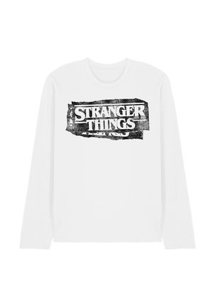 STRANGER THINGS  PUNK LOGO - Langarmshirt - white
