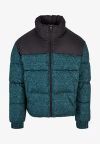 Selezionato, bottlegreen damast aop