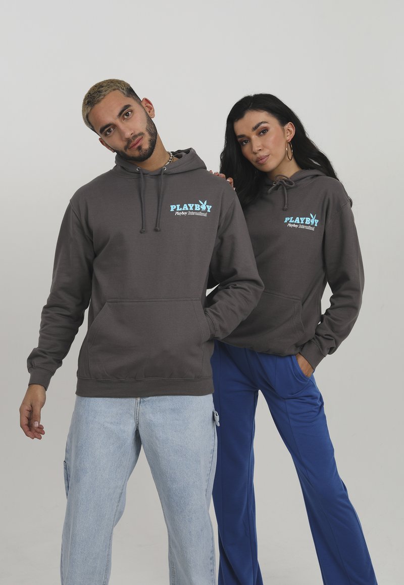 LEGACY STUDIOS PLAYBOY HOODIE UNISEX Hoodie steel grey baby blue
