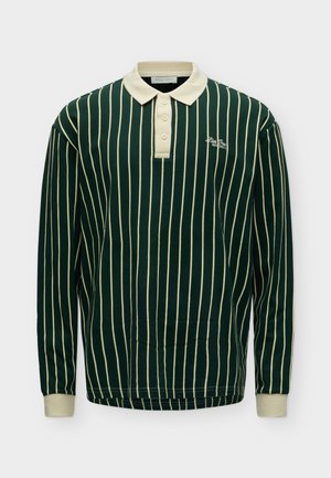Pier One by Zalando, ADAPTIVE - LONG SLEEVE COLLEGE POLO SHIRT - T-shirt à manches longues - dark green