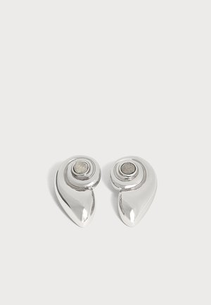 LUV AJ, THE PALMA SHELL STUDS - Σκουλαρίκια - silver-coloured