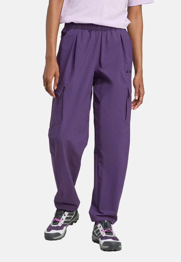 XPLORIC CARGO - Outdoor trousers - aurora plum