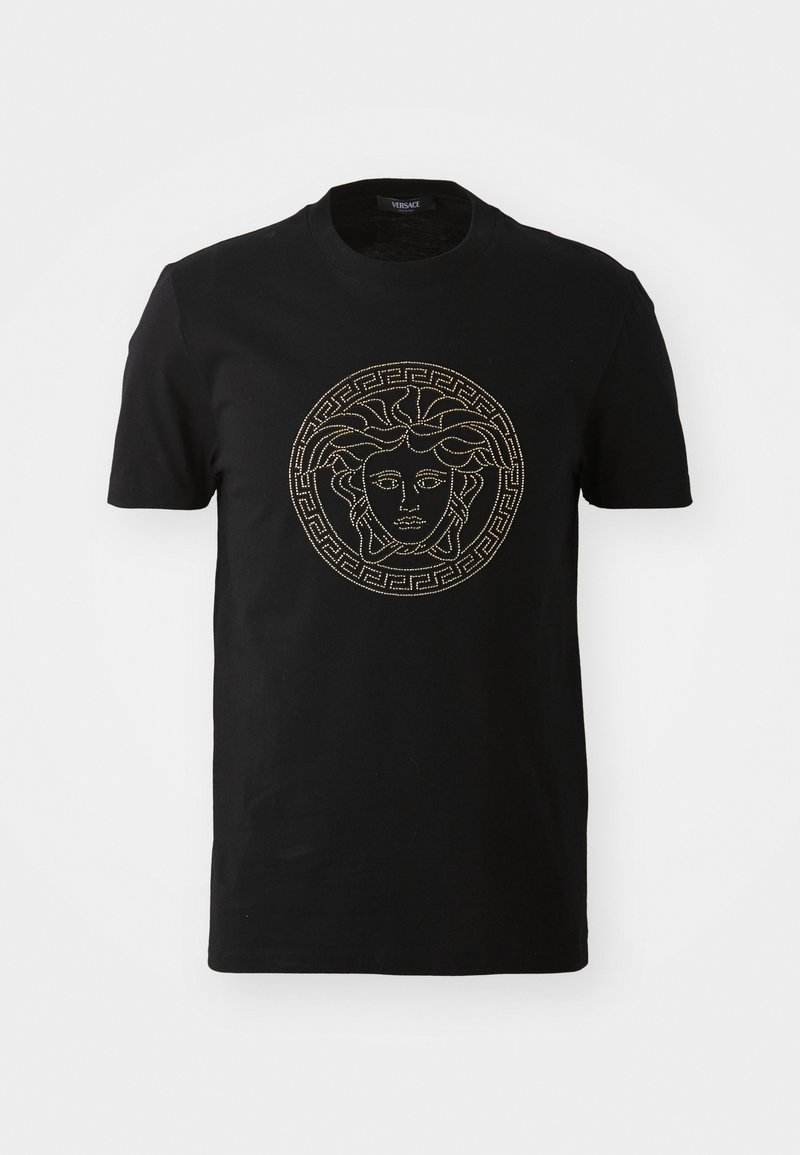 Versace T-shirt print zwart
