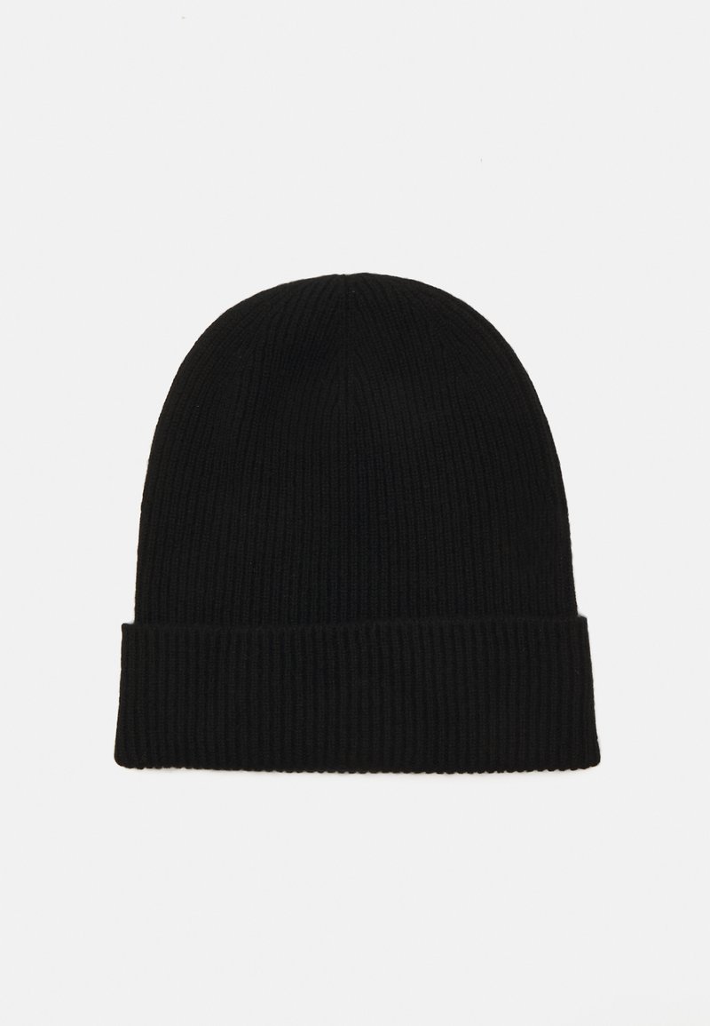 Johnstons of Elgin SLOUCHY BEANIE UNISEX - Kootud müts - black