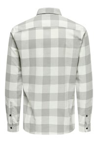 Only & Sons ONSGUDMUND CHECKED SHIRT - Hemd - grau