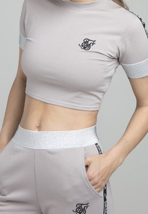 T-shirt med print - grey