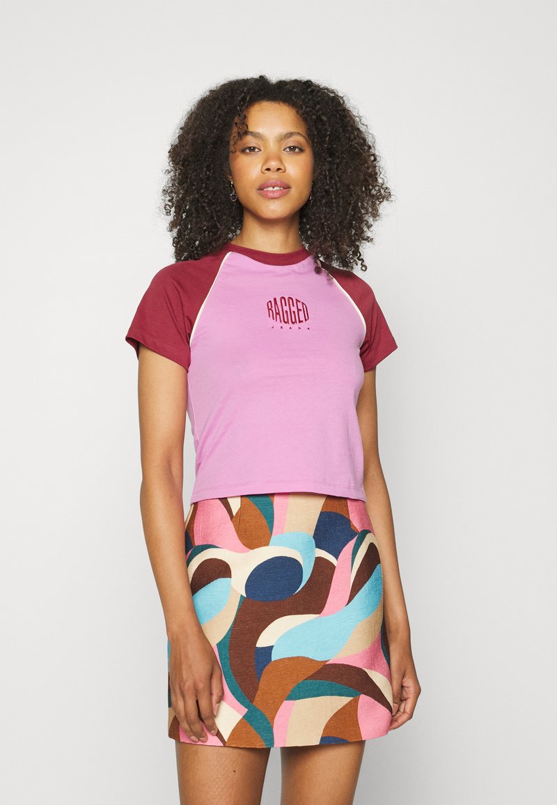 Damen T-Shirts | The Ragged Priest DELUSION TEE T-Shirt print pink - OH22335 Damen T-Shirts | The Ragged Priest DELUSION TEE T-Shirt print pink - OH22335