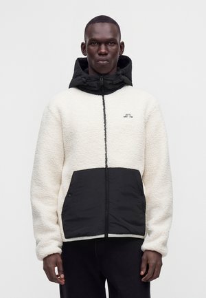 J.LINDEBERG, VAREK HYBRID ZIP HOOD - Яке от полар - tofu