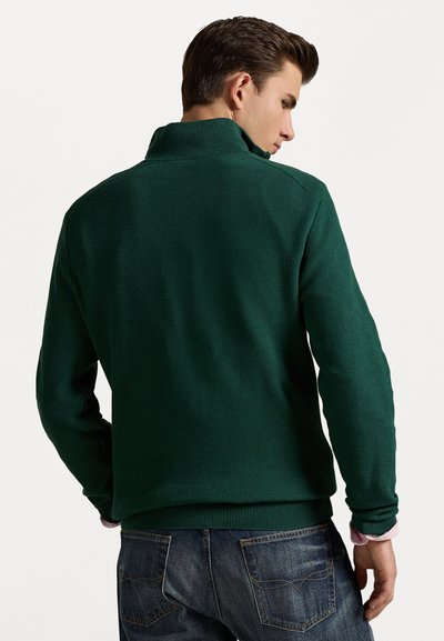 Polo Ralph Lauren KNIT COTTON QUARTER ZIP JUMPER - Trui - vintage pine