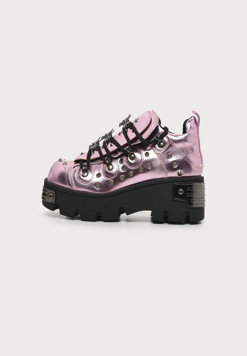 Koi Footwear THURNAX PINK ELIXIR CHUNKY HARDWARE TRAINERS - Joggesko - pink/svart