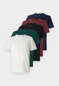 Icon Crew T-Shirt 5-Pack - Paprasti marškinėliai - white/green/black