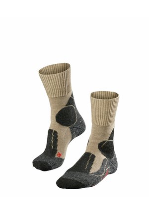 FALKE TK1 Trekking strong cushioning - Sportsocken - nature mel (4100)