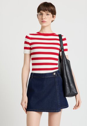 RIGHE - T-Shirt print - var rosso