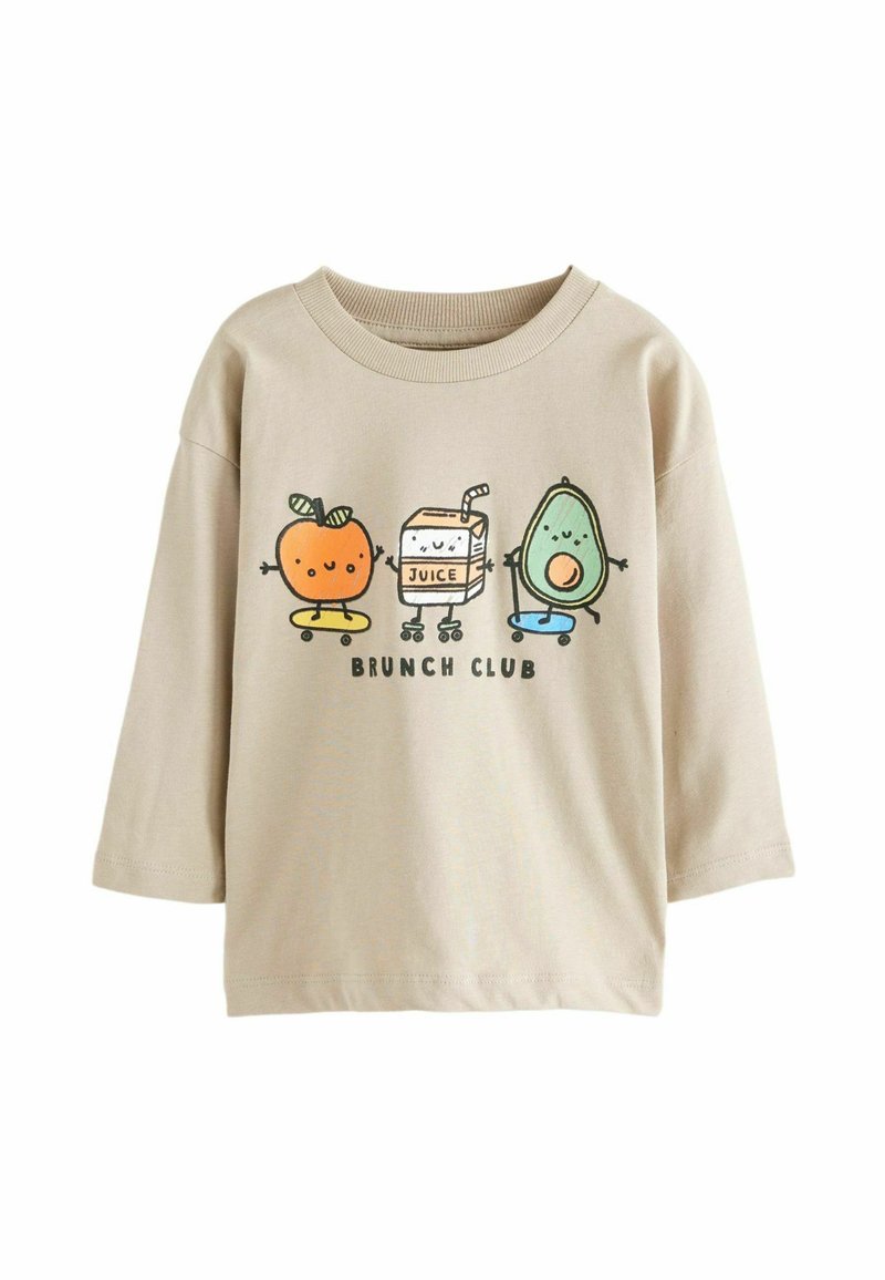 Next REGULAR FIT - Langærmet T-shirt - neutral brunch club