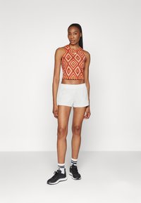 adidas Performance ADIDAS FARM RIO TANK - Top - mystery brown/fox red/easy yellow