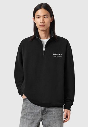 UNDERGROUND HALF ZIP - Ikdienas džemperis - jet black