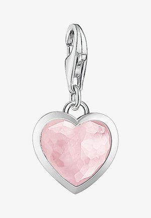 THOMAS SABO ROSENQUARZ HERZ - Anhänger - silver-colored/pink