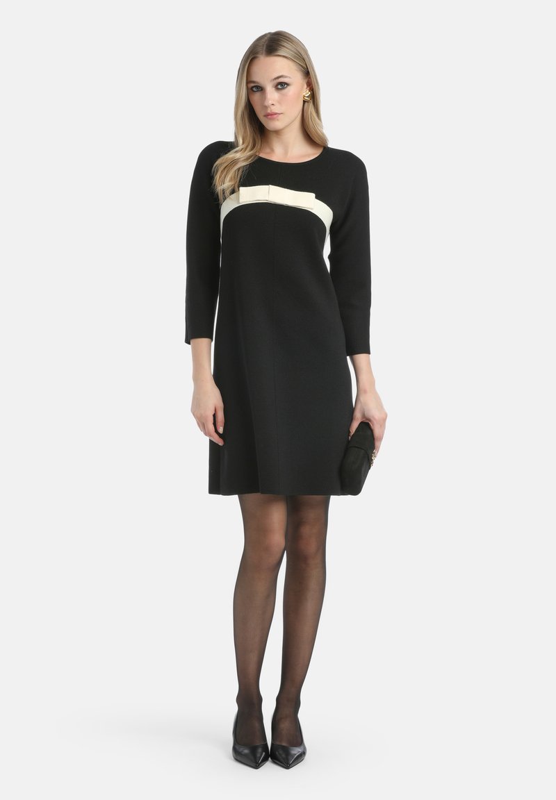 Luisa Spagnoli Abito in maglia - nero/panna