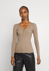 Morgan - MALIKO - Strickpullover - camel Thumbnail-Bild 1