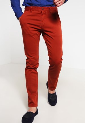 Chino kalhoty - dark red