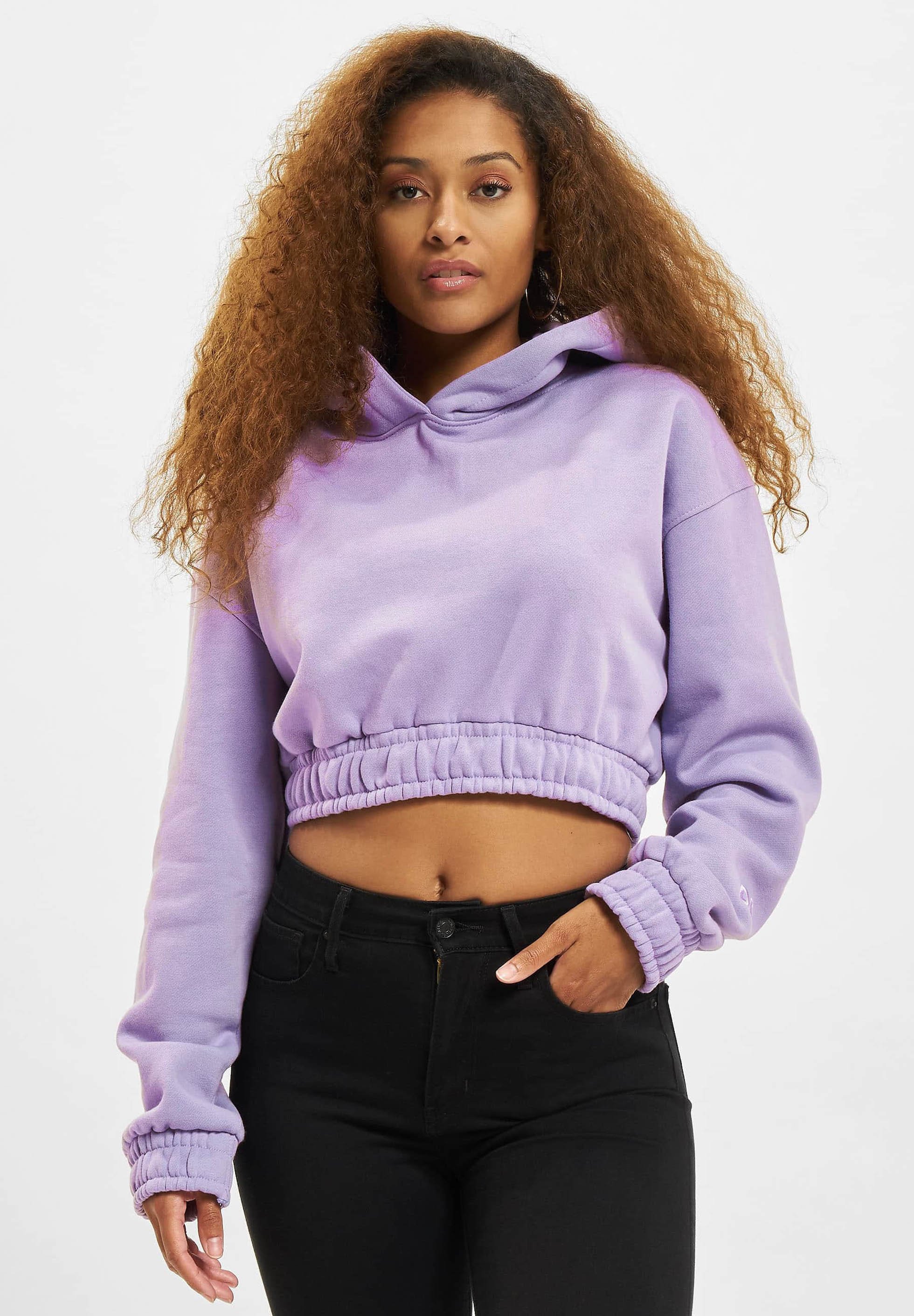 DEF CROPPED - Hoodie - purple - Zalando.ie