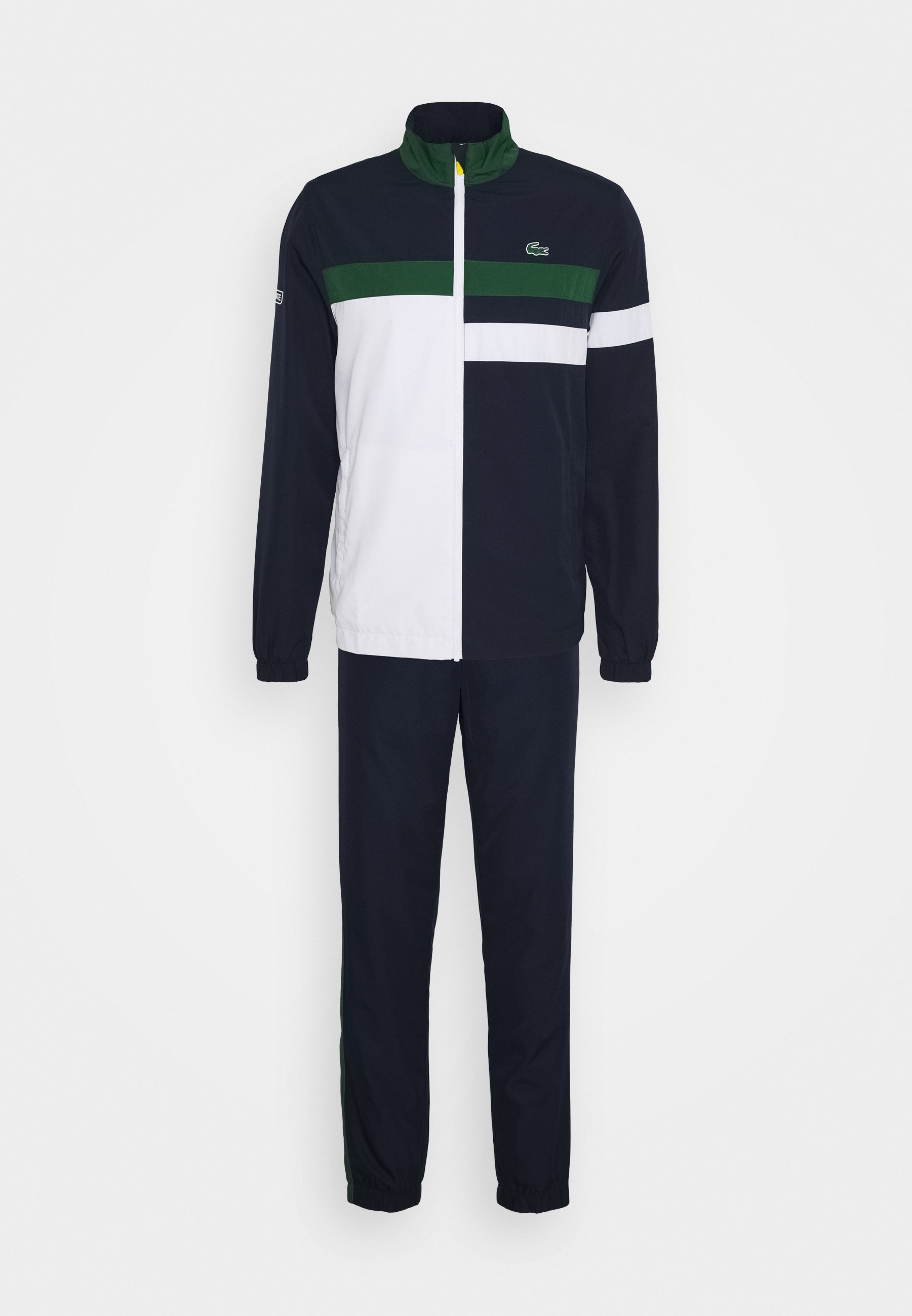 green lacoste tracksuit